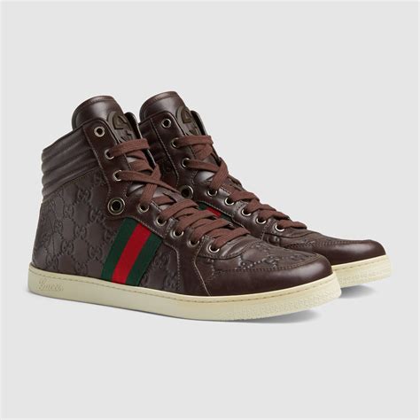 mens gucci high top sneakers uk|luxury high top sneakers men.